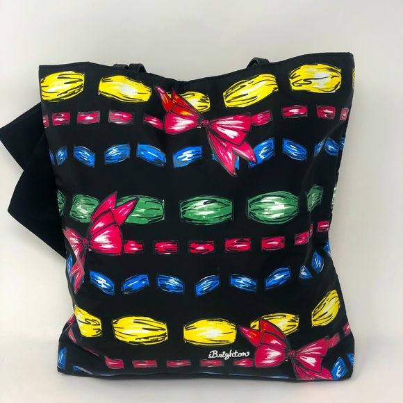 NEW Brighton Colorful Take A Beau Big Bow Tote Bag - Picture 4 of 8